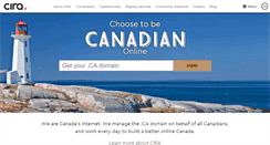 Desktop Screenshot of cira.ca